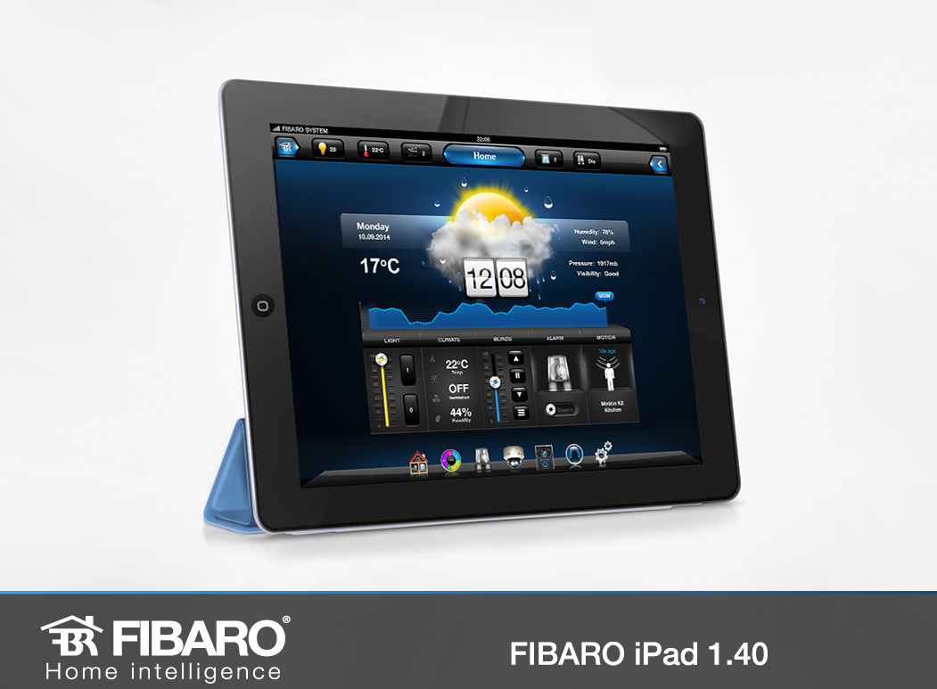 Fibaro Ipad App升级啦